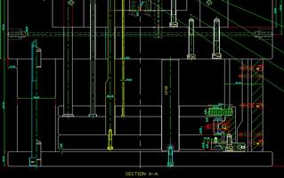 two stage ejection mold